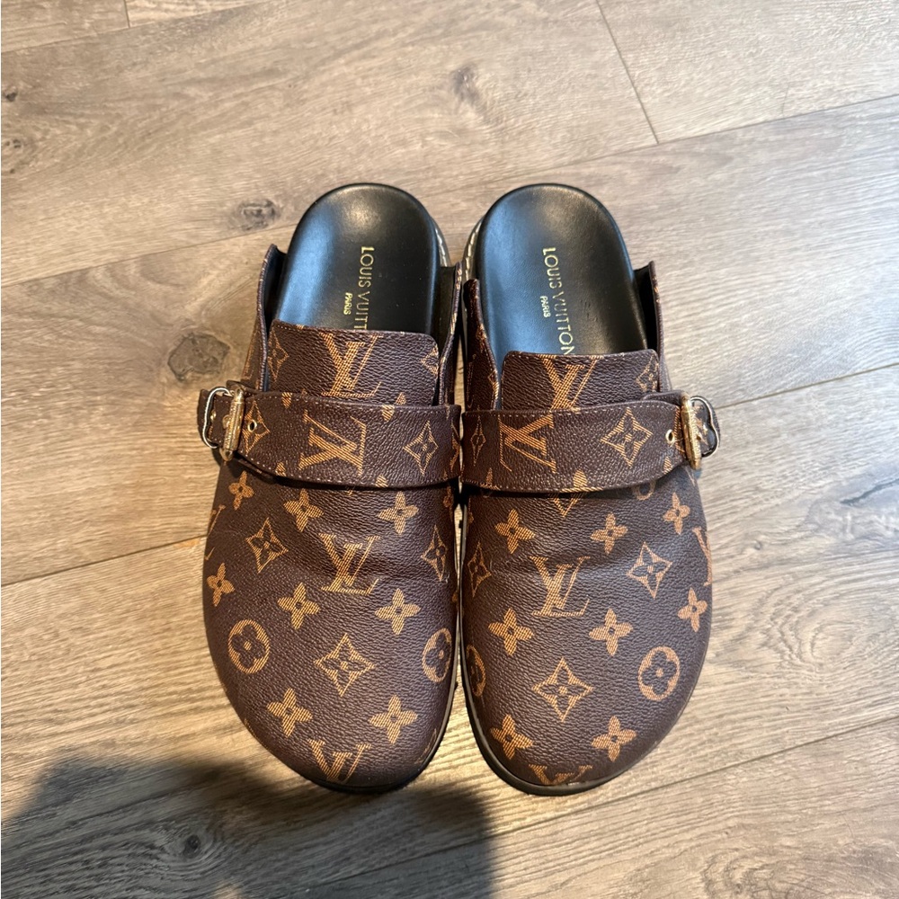 “Louis Vuitton” Brown clogs